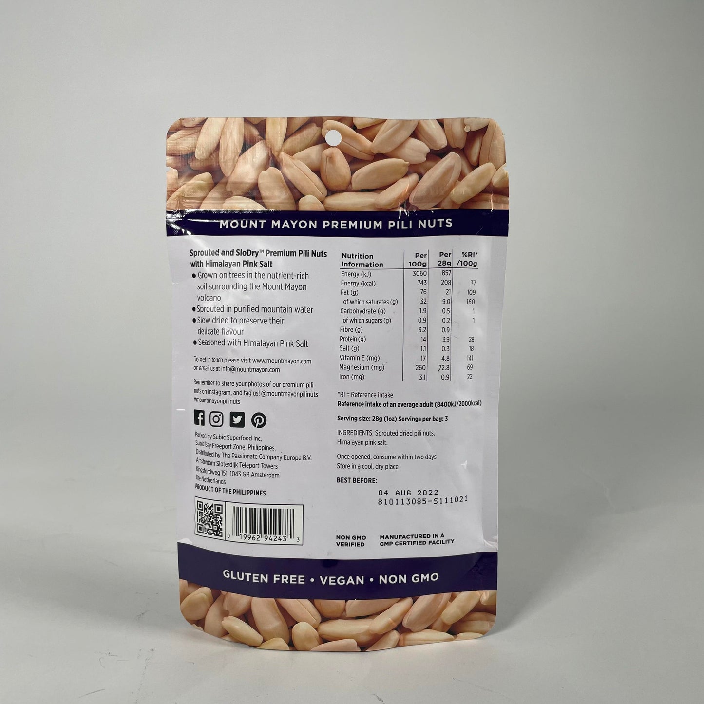 MOUNT MAYON Premium Pili Nuts - Himalayan Salted